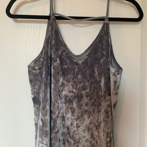 Velvet tank top